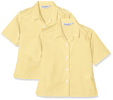 Trutex Girls Blue School Shirts, Multipack (2 Pack)