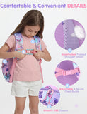 Kids Backpack for Boys Girls, 13L Lightweight Water-Resistant Primary School Bag for Year 1-3 Ages 6-9, Fits A4 Folder, with Chest Strap & Water Bottle Holders, H: 38 cm