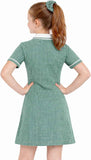 L S U Girls School Gingham Pleated Check Summer School Dress School Uniform 3 Years - 20 Years