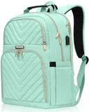 Backpack Women, 15.6 Inch School Backpack Girls Teenager, Laptop Backpack Stylish Daypack Waterproof for School, Uni, Travel, Work, Black