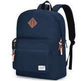 School Backpack Men Women,20L Black Rucksack School Bag for 15.6" Laptop | Capacity 20L,Lightweight,Water Resistant,10 Pockets,Thicken Straps,Anti Theft Back Pocket for School Travel Work