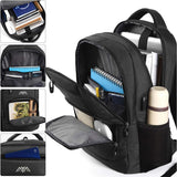 School Backpack Boys / Girls / Teenagers, Backpack School, Laptop Backpack for Men / Women, Daypacks Business Backpack with USB, Charcoal, 15,6 Zoll, Rucksack