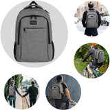 MATEIN Travel Laptop Backpack, Work Bag Lightweight Laptop Bag, Grey | Anti Theft Business Backpack, Water Resistant School Rucksack Gift for Men and Women