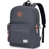 School Backpack Men Women,20L Black Rucksack School Bag for 15.6" Laptop | Capacity 20L,Lightweight,Water Resistant,10 Pockets,Thicken Straps,Anti Theft Back Pocket for School Travel Work