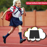 GENTABY Girls Shorts Black Safety Shorts Under Dress Soft Cycle Bike Breathable Summer Shorts 8 Pack 1-10 Years
