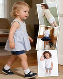 CHUNG Girls Biker Shorts Cotton Under Dress Skirt School Uniform
