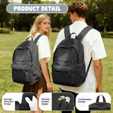 VECAVE School Backpack Womens Men Rucksack School Book Bags for Girls Boys | Water Resistant Lightweight Cute College Secondary High Bookbags for Teenage Travel Laptop Work Back Pack Casual Daypack