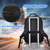 School Backpack Boys / Girls / Teenagers, Backpack School, Laptop Backpack for Men / Women, Daypacks Business Backpack with USB, Charcoal, 15,6 Zoll, Rucksack