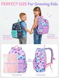 Kids Backpack for Boys Girls, 13L Lightweight Water-Resistant Primary School Bag for Year 1-3 Ages 6-9, Fits A4 Folder, with Chest Strap & Water Bottle Holders, H: 38 cm