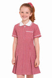 L S U Girls School Gingham Pleated Check Summer School Dress School Uniform 3 Years - 20 Years
