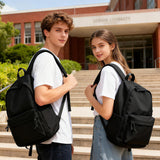 School Backpack Womens Secondary School Bag for Girls Boys Teenage College Rucksack Bag for Women Lightweight Casual Daypacks Bookbag Waterproof 14 inch Laptop Backpack Work Travel,A1-Black
