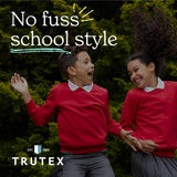 Trutex Basics Girls White School Shirts, Multipack (2 Pack)