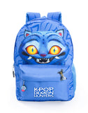 KPop Demon Hunters Huntrix Girls Pink Backpack | Cartoon Character School Bag with Zipper Closure | HUNTRIX Streetwear Rucksack for Kids | K-Pop Demon Hunters Merch