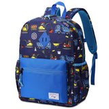 Kids Backpack for Boys Girls, 13L Lightweight Water-Resistant Primary School Bag for Year 1-3 Ages 6-9, Fits A4 Folder, with Chest Strap & Water Bottle Holders, H: 38 cm