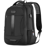 Laptop Backpack, Anti-Theft Business Travel Work Computer Rucksack with USB Charging Port, Large Lightweight College High School Bag for Boy Men Women