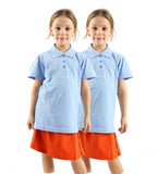 WOOD QUAIL 2 Pack Girls’ Polo Shirts – School Uniform Tops for Kids (Short or Long Sleeve, Ages 4–12)