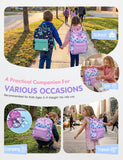 Kids Backpack for Boys Girls, 13L Lightweight Water-Resistant Primary School Bag for Year 1-3 Ages 6-9, Fits A4 Folder, with Chest Strap & Water Bottle Holders, H: 38 cm