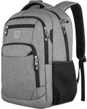 KASIBON Laptop Backpack for Men, Anti-Theft Travel Backpack Business | Water Resistant Work Rucksack for 15.6 Inch Laptop, Large School Bag with Padded Shoulder Straps & Side Bottle Pockets