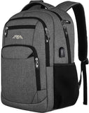 School Backpack Boys / Girls / Teenagers, Backpack School, Laptop Backpack for Men / Women, Daypacks Business Backpack with USB, Charcoal, 15,6 Zoll, Rucksack