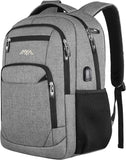 School Backpack Boys / Girls / Teenagers, Backpack School, Laptop Backpack for Men / Women, Daypacks Business Backpack with USB, Charcoal, 15,6 Zoll, Rucksack