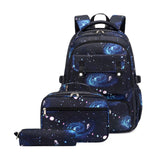 Bansusu Galaxy-Print Backpack Rucksack for Boys Middle-School Elementary Bookbag