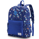 Kids Backpack for Boys Girls, 13L Lightweight Water-Resistant Primary School Bag for Year 1-3 Ages 6-9, Fits A4 Folder, with Chest Strap & Water Bottle Holders, H: 38 cm