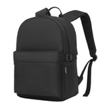 Kono School Bag for Boys Girls Teenager Black Backpack Lightweight Rucksack | 15.6 Inch Laptop Sleeve, Solid Colour Back to School Large Daypack, Ideal for College Work Travel and Daily Commuting