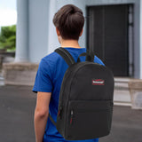 Classic Vintage Backpack for Adults and Kids with Adjustable Padded Shoulder Straps | School Bookbags for Girls, Boys (Black)