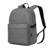 Kono School Bag for Boys Girls Teenager Black Backpack Lightweight Rucksack | 15.6 Inch Laptop Sleeve, Solid Colour Back to School Large Daypack, Ideal for College Work Travel and Daily Commuting