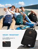 School Backpack, 15.6 Inch Classic Lightweight Water-Resistant Rucksack Backpack for Men Women Teens Girls Boys Kids to School, College, Travel, Work