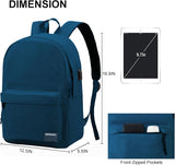 SUPACOOL Casual Laptop Backpack for Men and Women, Backpack for College, USB Charging Port, Lightweight Back Pack