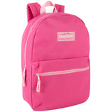 Classic Vintage Backpack for Adults and Kids with Adjustable Padded Shoulder Straps | School Bookbags for Girls, Boys (Black)