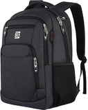 KASIBON Laptop Backpack for Men, Anti-Theft Travel Backpack Business | Water Resistant Work Rucksack for 15.6 Inch Laptop, Large School Bag with Padded Shoulder Straps & Side Bottle Pockets