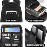 Laptop Backpack, Anti-Theft Business Travel Work Computer Rucksack with USB Charging Port, Large Lightweight College High School Bag for Boy Men Women