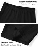 Auranso Girls Cycling Shorts 5-12 Years PE Dance Short Leggings Kids Summer Over Knee Half Length Cycle Shorts 3 Pack