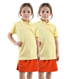 WOOD QUAIL 2 Pack Girls’ Polo Shirts – School Uniform Tops for Kids (Short or Long Sleeve, Ages 4–12)