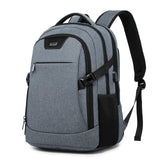 DUSLANG Travel Laptop Backpack, Work Bag Laptop Bag with USB Charging Port, Anti Theft Business Backpack, College School Rucksack for Men and Women, Fits 17 Inch, Black