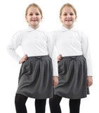 WOOD QUAIL 2 Pack Girls’ Polo Shirts – School Uniform Tops for Kids (Short or Long Sleeve, Ages 4–12)