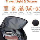 Amazon Basics 15.6-Inch Laptop Backpack, Water Resistant Rucksack for Business Travel, Work or School, Padded Shoulder Straps, Black