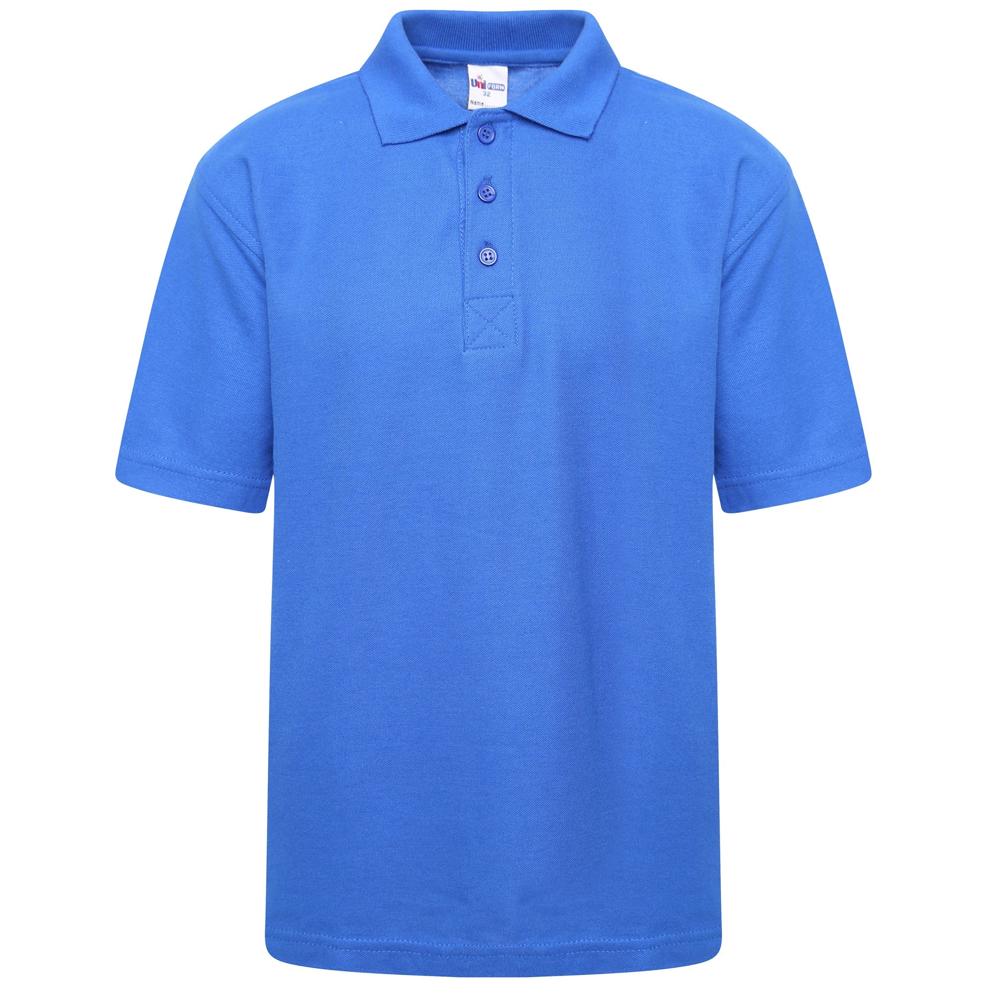 Royal Blue Polo T Shirts School Uniform Unisex Kids Polo Shirts Plain Polo T Shirt Boys Girls