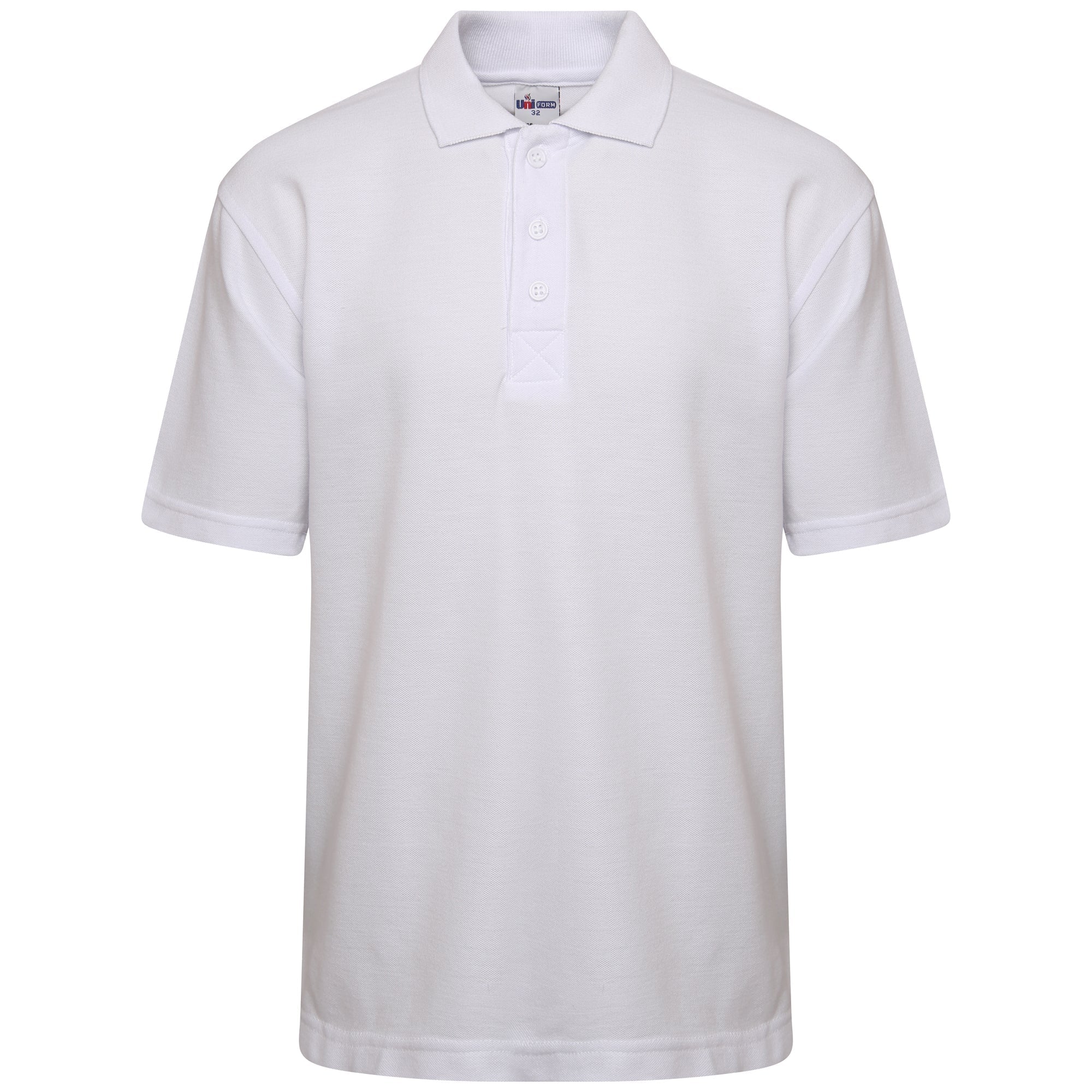 White Polo T Shirts Plain School Uniform  Kids T Shirt Boys Girls Tee Top Sports