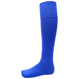 Soccer Hockey Rugby KneeHigh Football School Uniform Socks 1 & 2 Pairs Unisex Youth Size 4-6 -Royal Blue