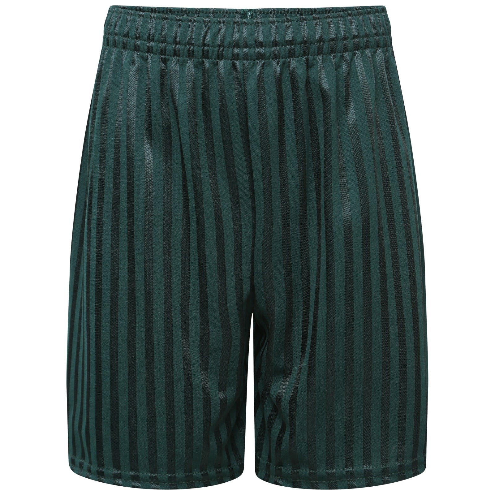 School Shadow Stripe Shorts Boys Girls Adult Football Gym Sports Short Green Unisex Pe Machine Washable