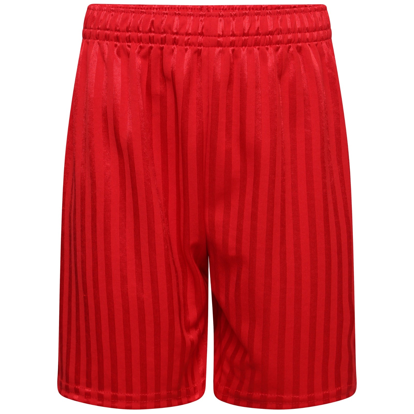 School Shadow Stripe Shorts Boys Girls Adult Football Gym Sports Short Red Unisex Pe Machine Washable
