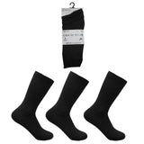 6 Pairs Kids School Uniform Ankle Socks Plain Black Unisex Girls Boys
