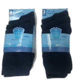 Socks Cotton Rich Casual School Wear Unisex 6 Pairs Kids Children Girls Boys Navy Blue