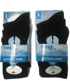 Socks Cotton Rich Casual Kids Children Girls Boys School Wear -Charcol Grey Unisex 6 Pairs