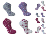 Girls Kids Ankle Sports Socks Walk Gym School Trainer Liner  PE 3 Pairs