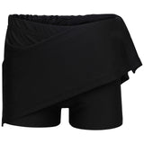 Skort Girls Black School Sports Outer Skirt and Base Layer Soft High Stretch Fabric