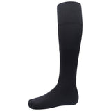Soccer Hockey Rugby KneeHigh Football School Uniform  Socks 1 & 2 Pairs Unisex Youth Size 4-6 -Black